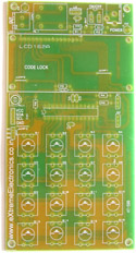 AVR ATmega8 Based Smart Code Lock PCB