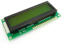16x2 Character LCD Module Green Backlight