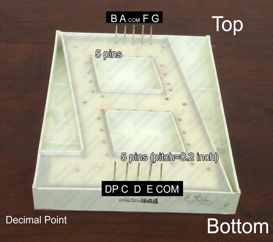 seven segment pin